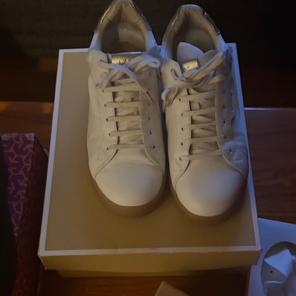 MICHAEL Michael Kors White Athletic Shoes